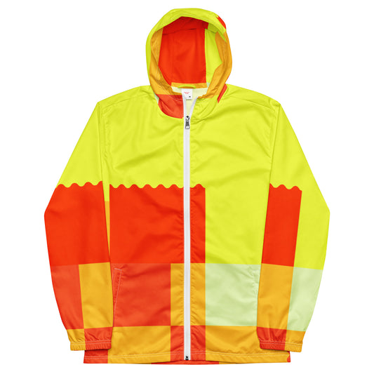 Yellow Block Windbreaker