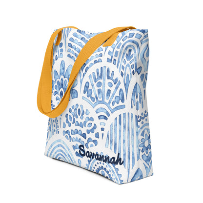 Tote bag azul