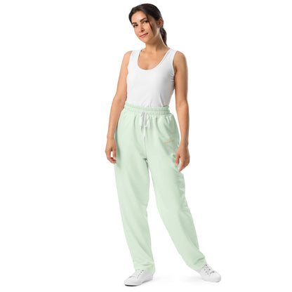 Honeydew Wide-leg Joggers