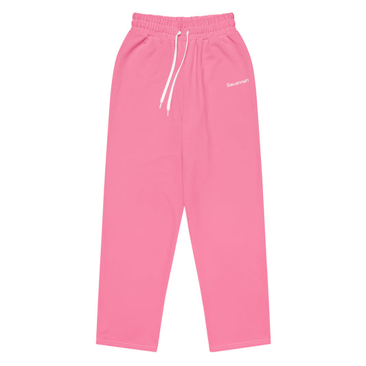 Tickle Pink Wide-leg Joggers